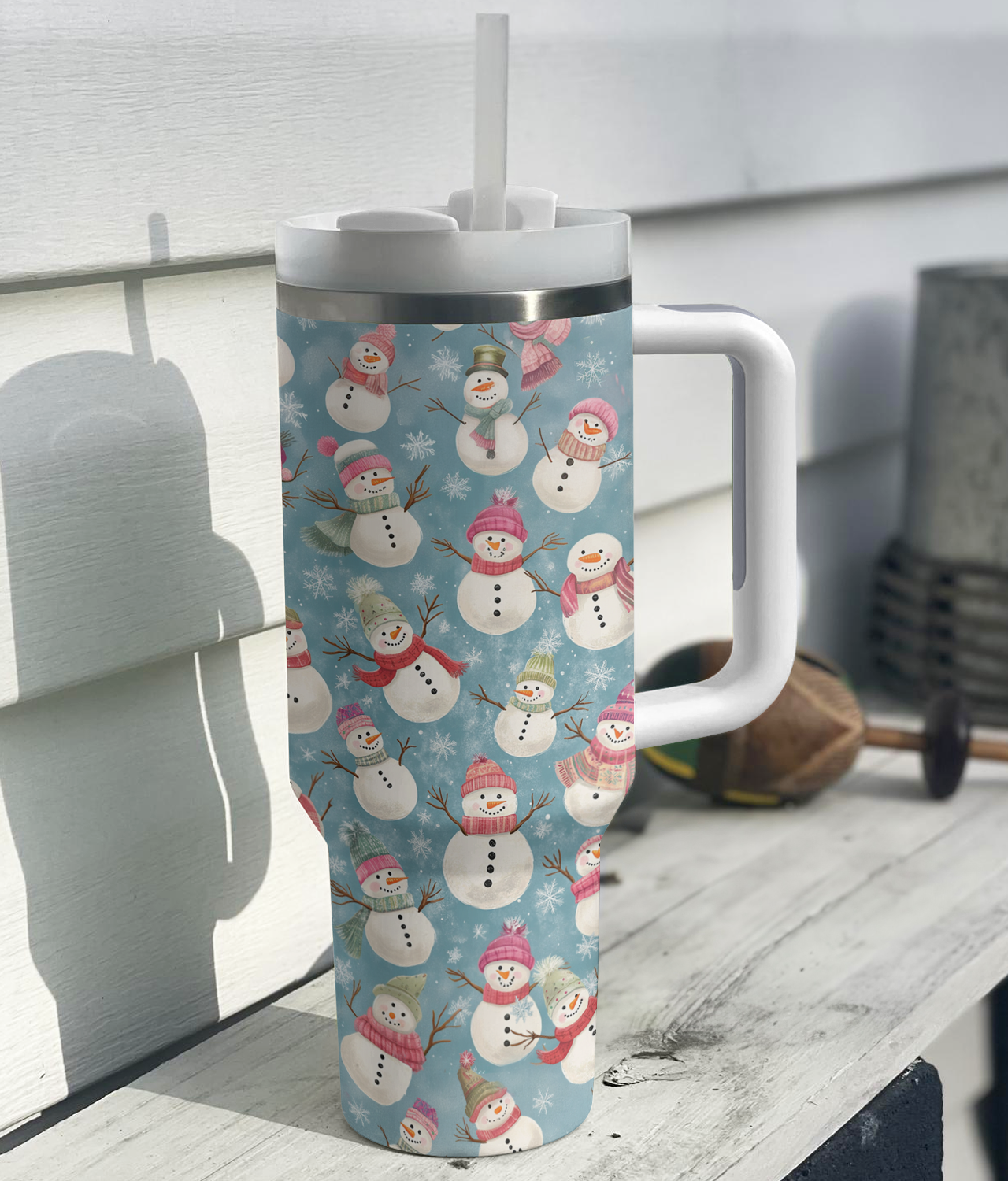 Shineful Tumbler Snowflakes & Snowmen Adventure