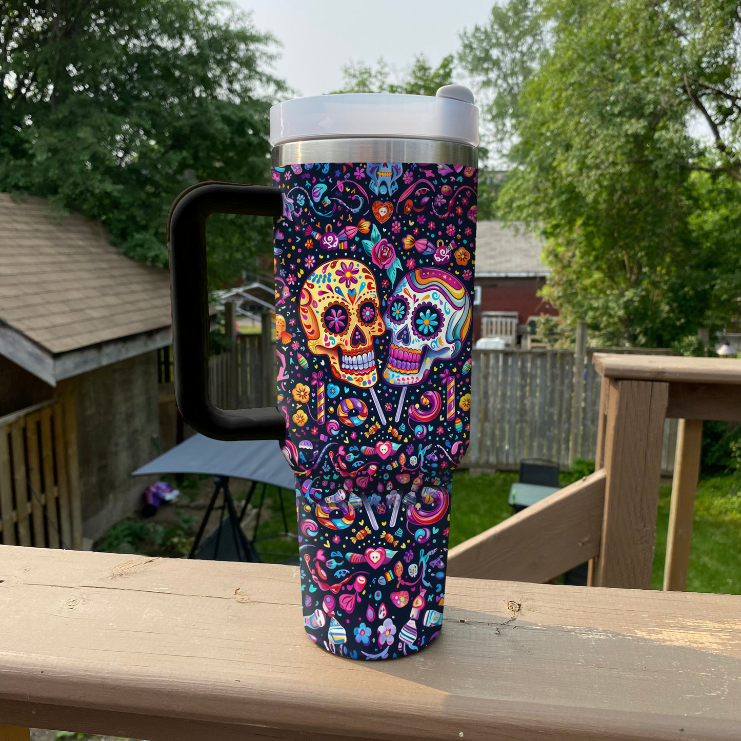 Shineful Tumbler Sugar Skull
