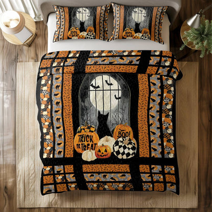 Shineful All Season Quilt 3-Piece Set Spooky Night
