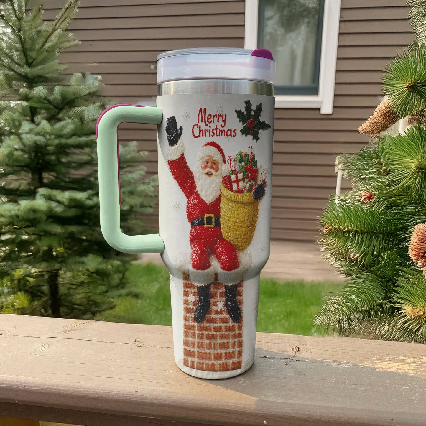 Shineful Tumbler Christmas Chimney Surprise