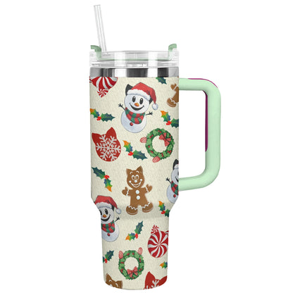 Shineful Tumbler Santa Claws' Cat Christmas