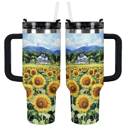 Shineful Tumbler Sunflower Farmhouse Glory