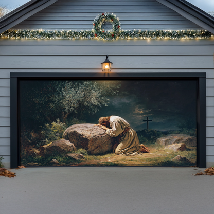 Shineful Garage Door Banner Decoration The Night of Obedience