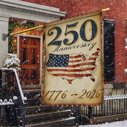 Shineful House Flag 30" x 40" - 250 Years of American Heritage