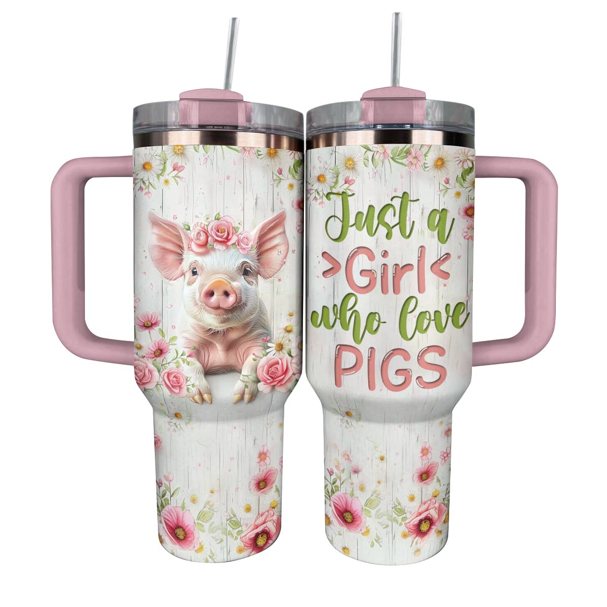Shineful Tumbler Just A Girl Who Love Pigs