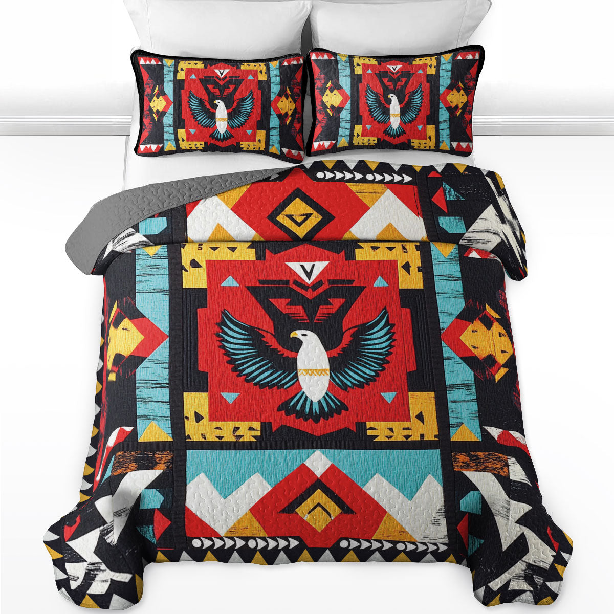 Shineful All Season Quilt 3-Piece Set Sacred Wings
