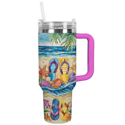 Shineful Tumbler Flip Flop Summer