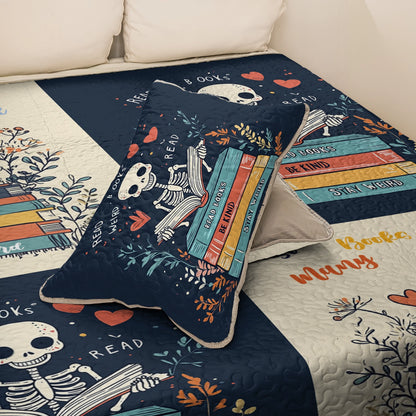 Shineful All Season Quilt 3-Piece Set - Bookworm's Bone-anza