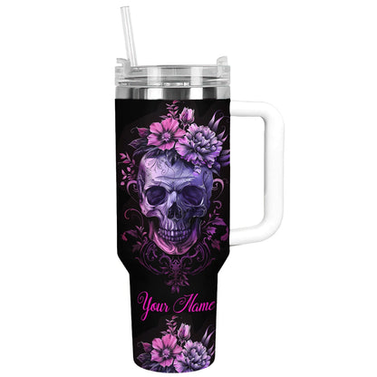 Shineful Tumbler Personalized Skull Gothic Charm