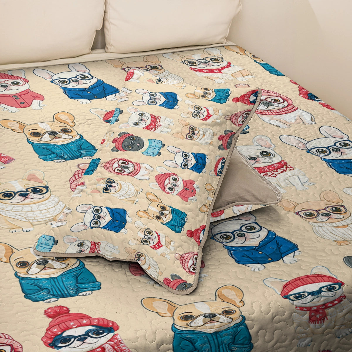 Shineful All Season Quilt 3-Piece Set - Cozy Frenchies Winter