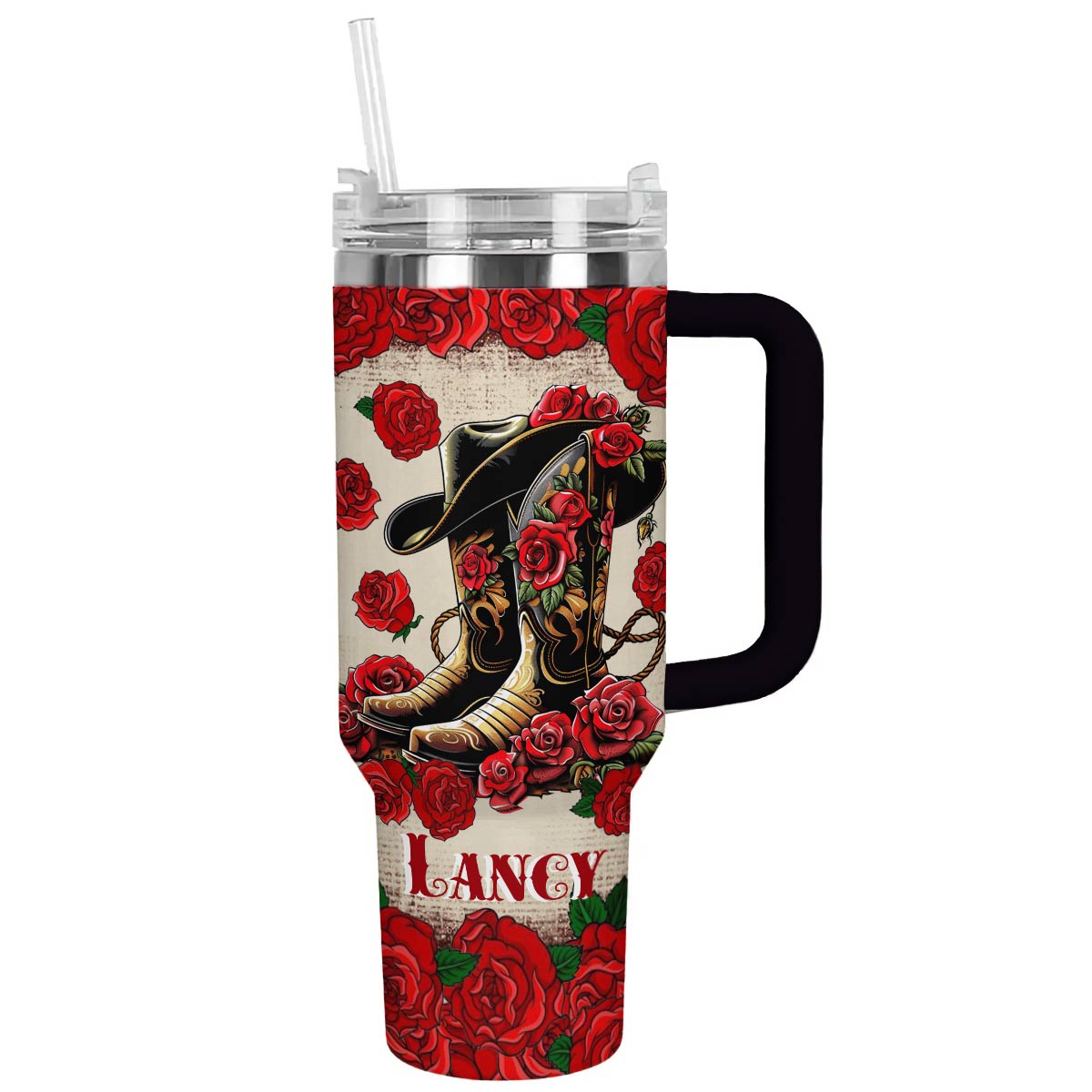 Shineful Tumbler Rose Cowboy
