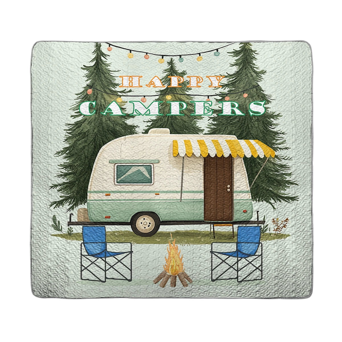 Shineful All Season Quilt 3-Piece Set - Cozy & Happy Campers