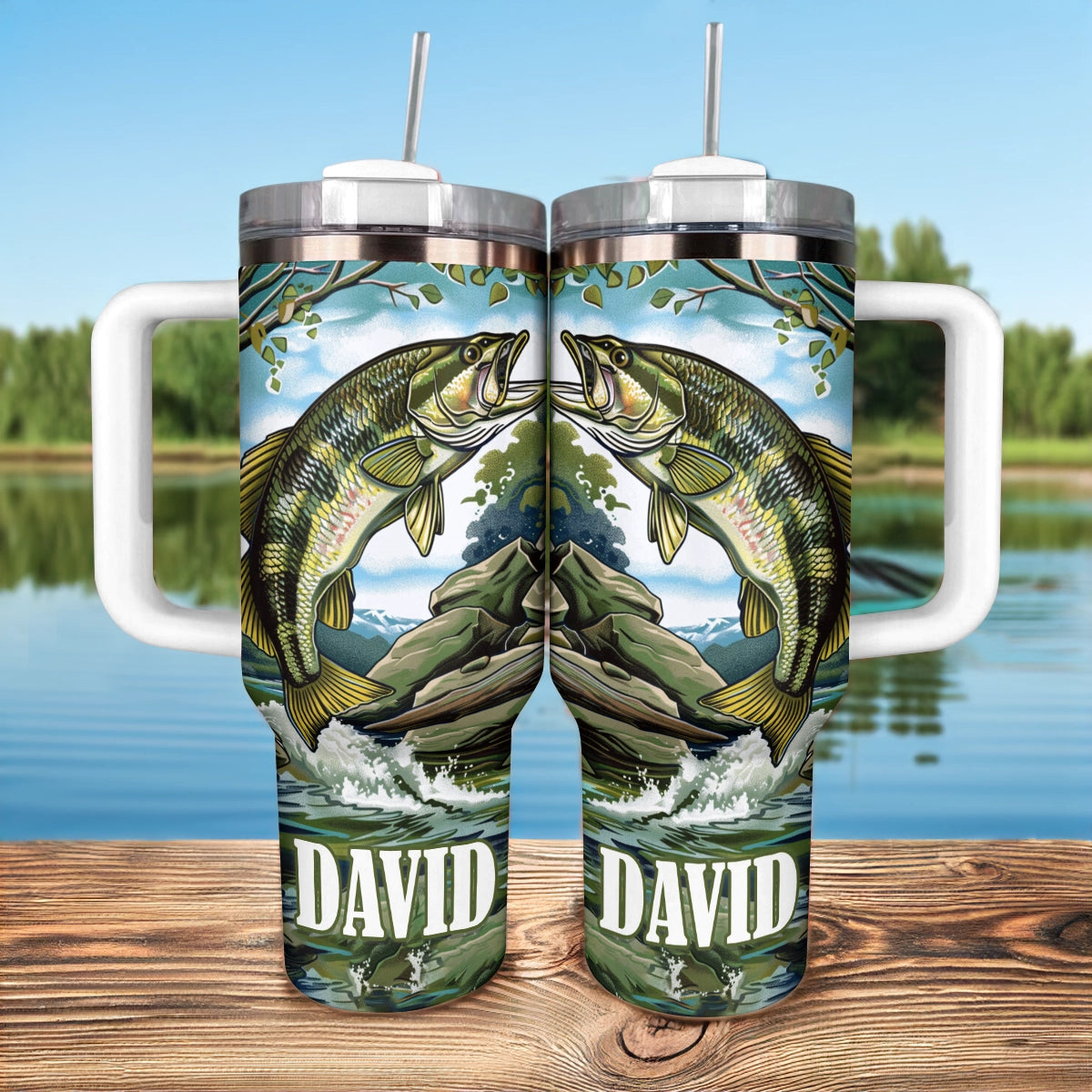 Shineful Tumbler Personalized Big Fishing Catch