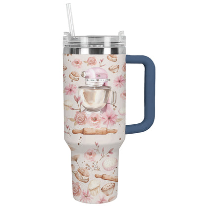 Shineful Tumbler Floral Baking