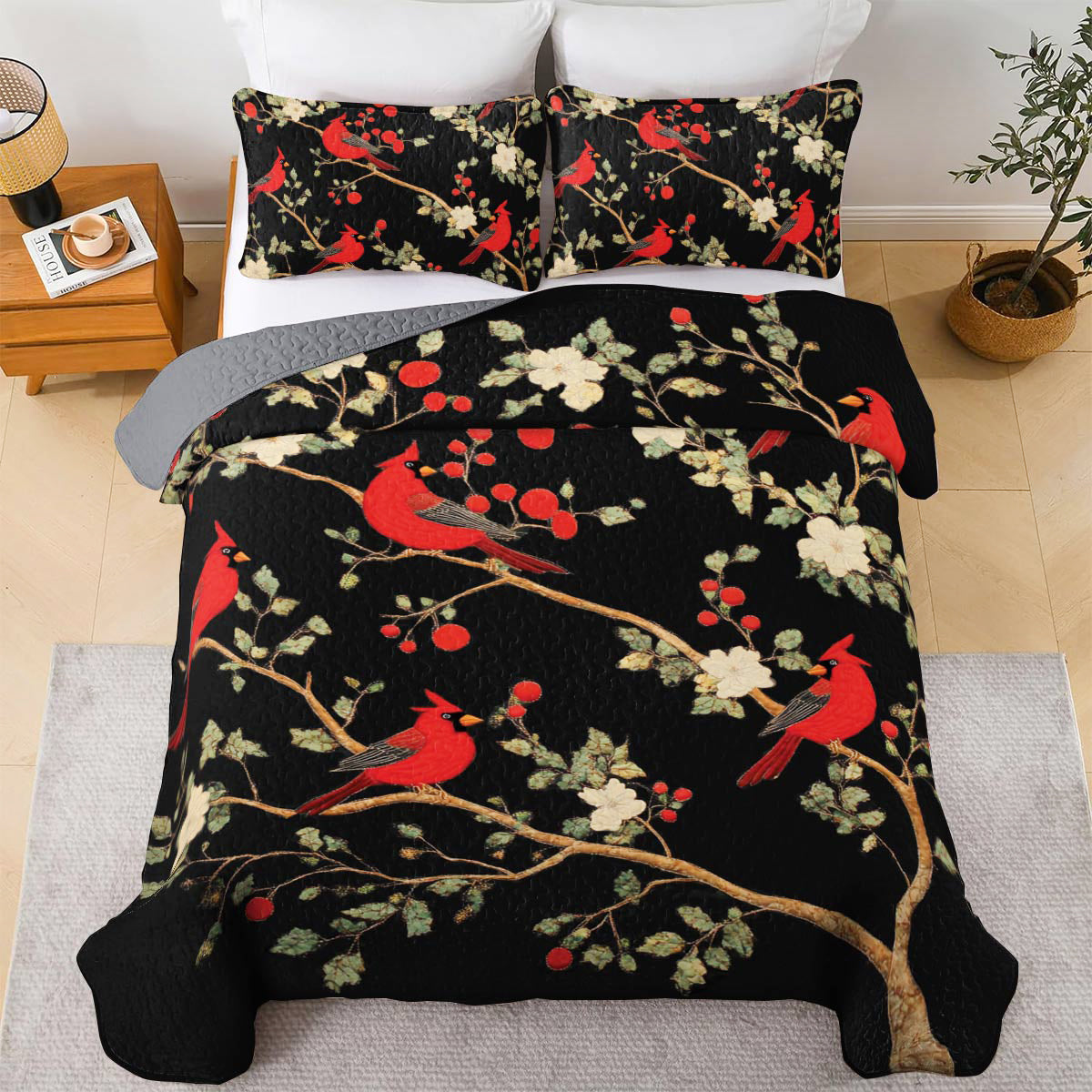 Shineful All Season Quilt 3-Piece Set Merry and Bright