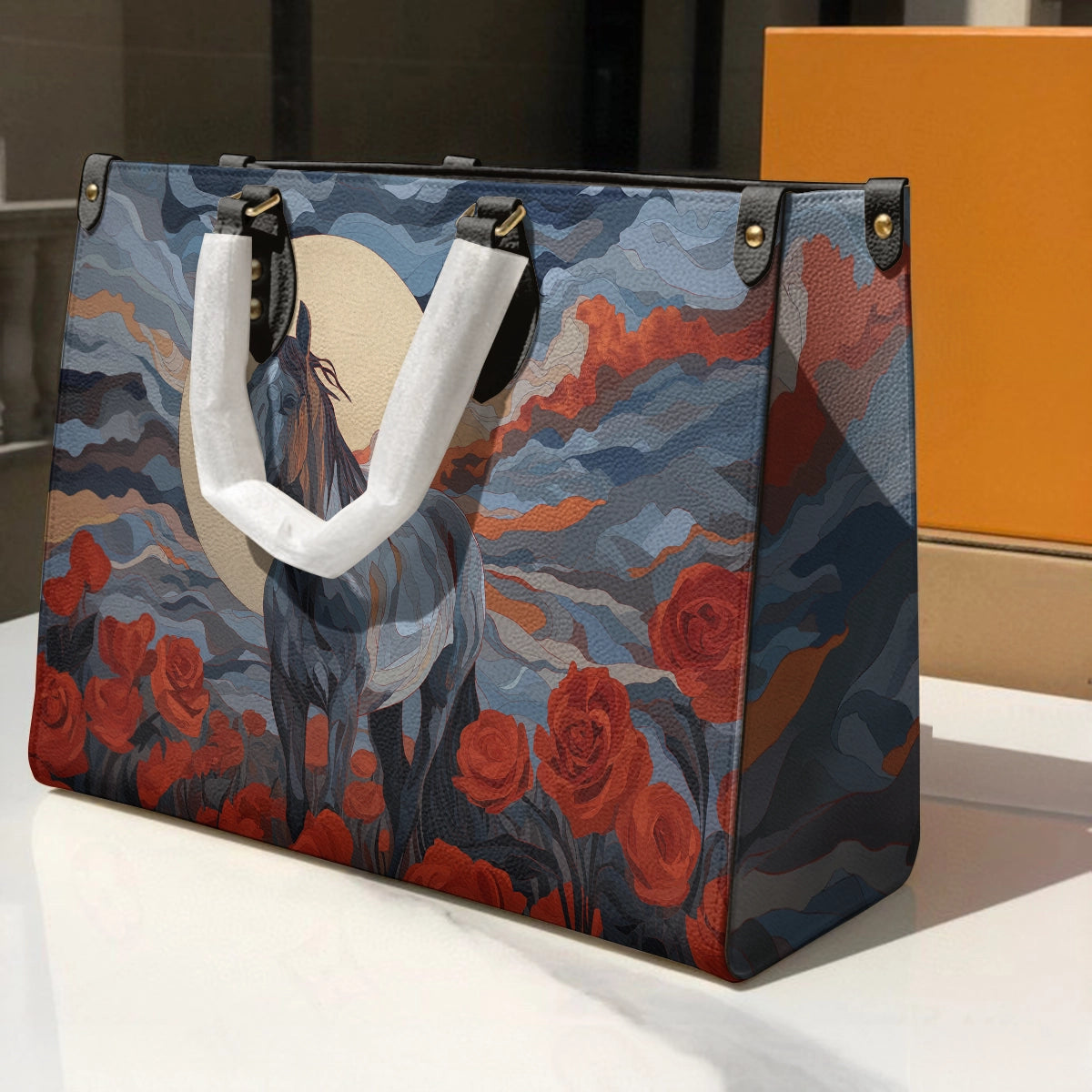 Shineful Leather Bag Moonlit Rose Stallion