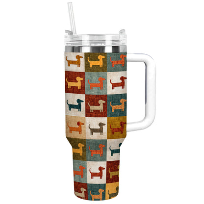 Shineful Tumbler Colorful Dachshund Patch