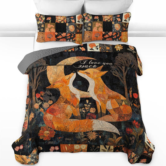 Shineful All Season Quilt 3-Piece Set Enchanting Night
