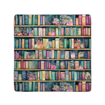 Shineful All Season Quilt 3-Piece Set Botanical Blooming Bookshelves