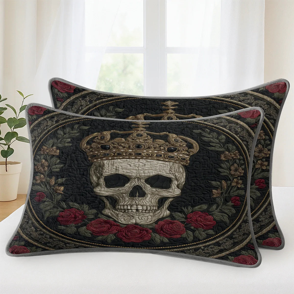 Shineful Quilt 3-Piece Set Crown of the Fallen King