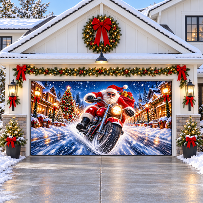 Shineful Christmas Adventure Garage Door Banner Decoration