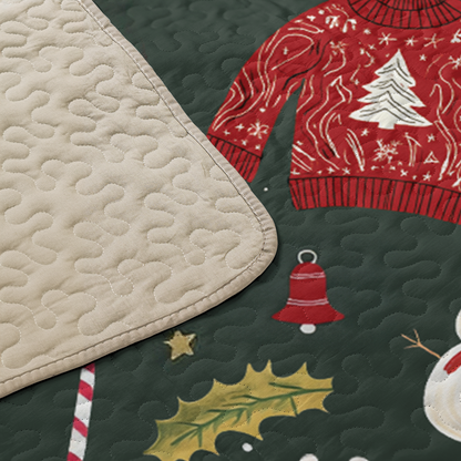 Shineful All Season Quilt 3-Piece Set Merry Cozy Christmas