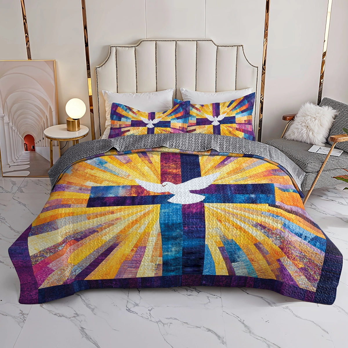 Shineful All Season Quilt 3-Piece Set - Grace of God