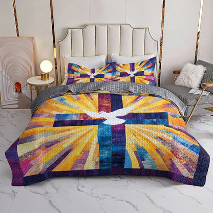 Shineful All Season Quilt 3-Piece Set - Grace of God