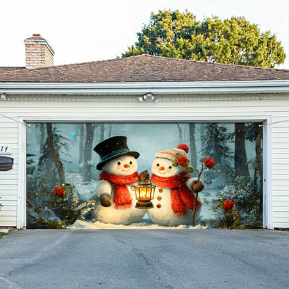 Shineful Door Cover Frosty Love Scene