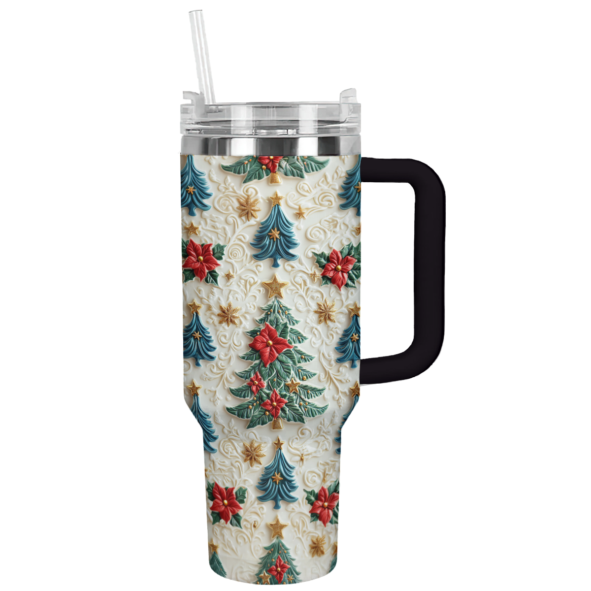 Shineful Glossy Tumbler Enchanted Evergreen Blooms