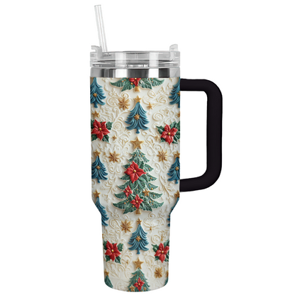 Shineful Glossy Tumbler Enchanted Evergreen Blooms