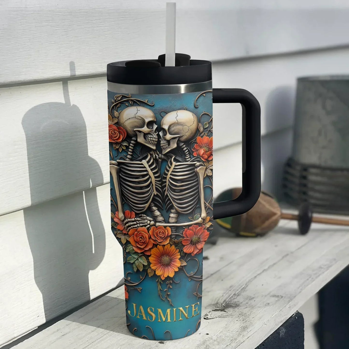 Shineful Tumbler Personalized Undying Romance