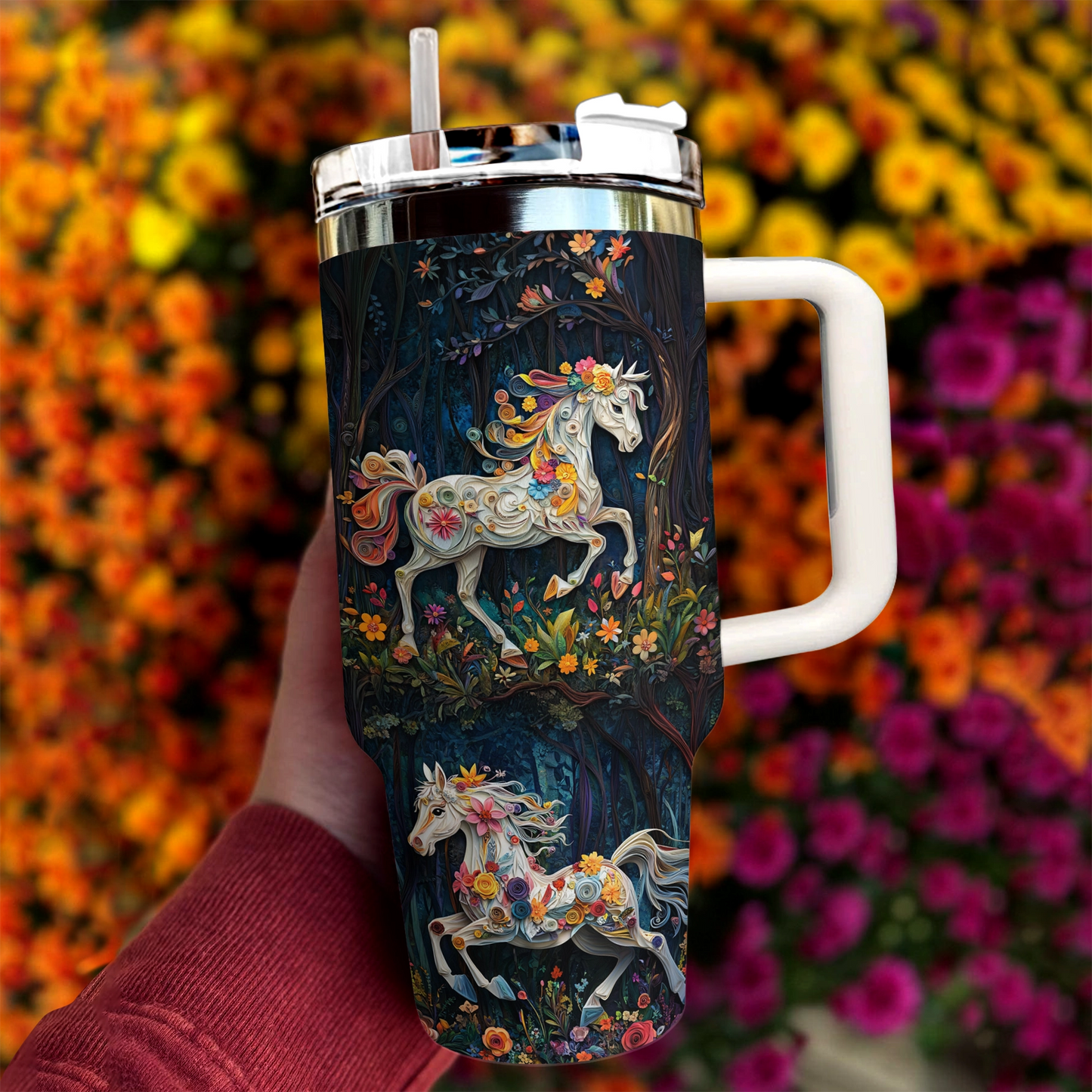 Shineful Tumbler Enchanted Forest Horse
