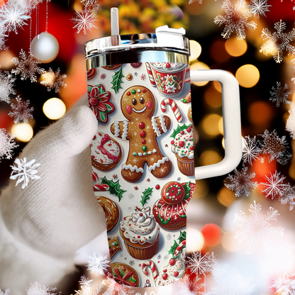 Shineful Tumbler Gingerbread Man Christmas