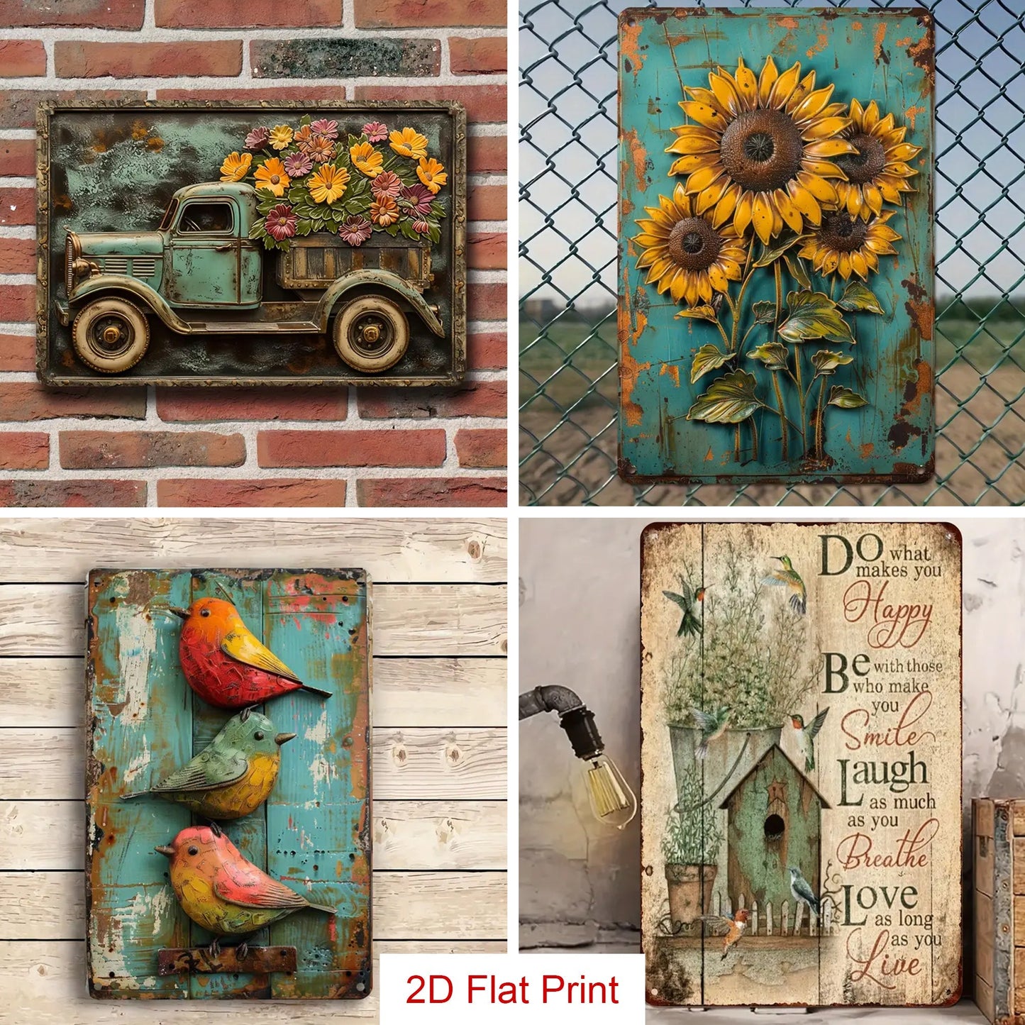 Shineful 2D Metal Sign Sunlit Harmony