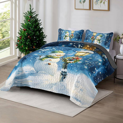 Shineful All Season Quilt 3-Piece Set Snowy Charm