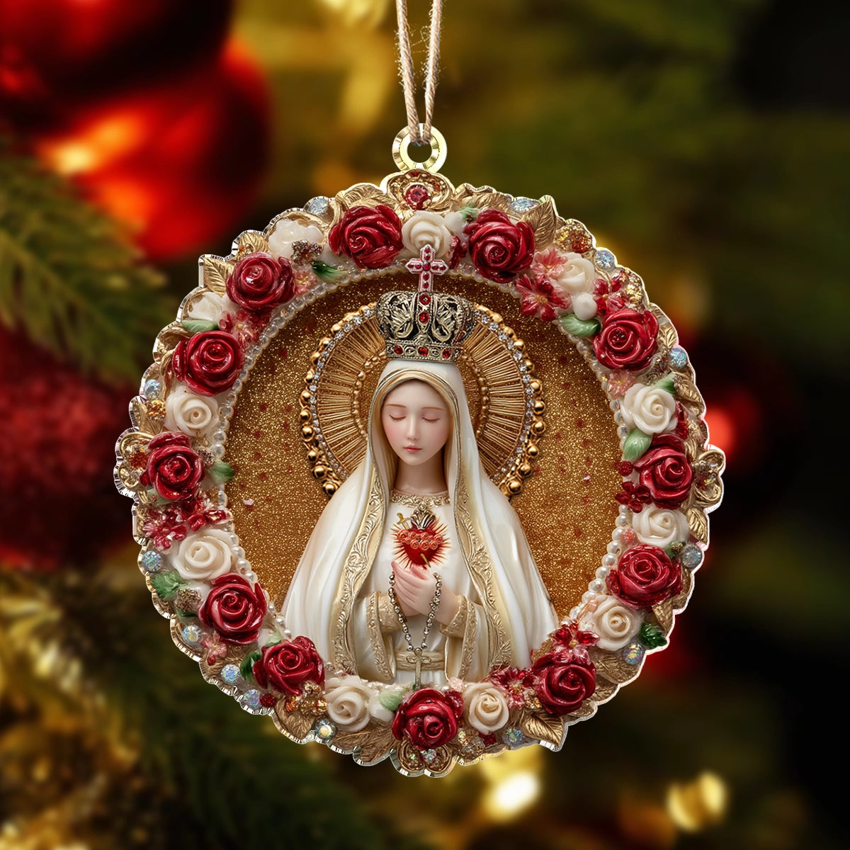 Shineful 2D Acrylic Ornament Our Lady Of Fatima