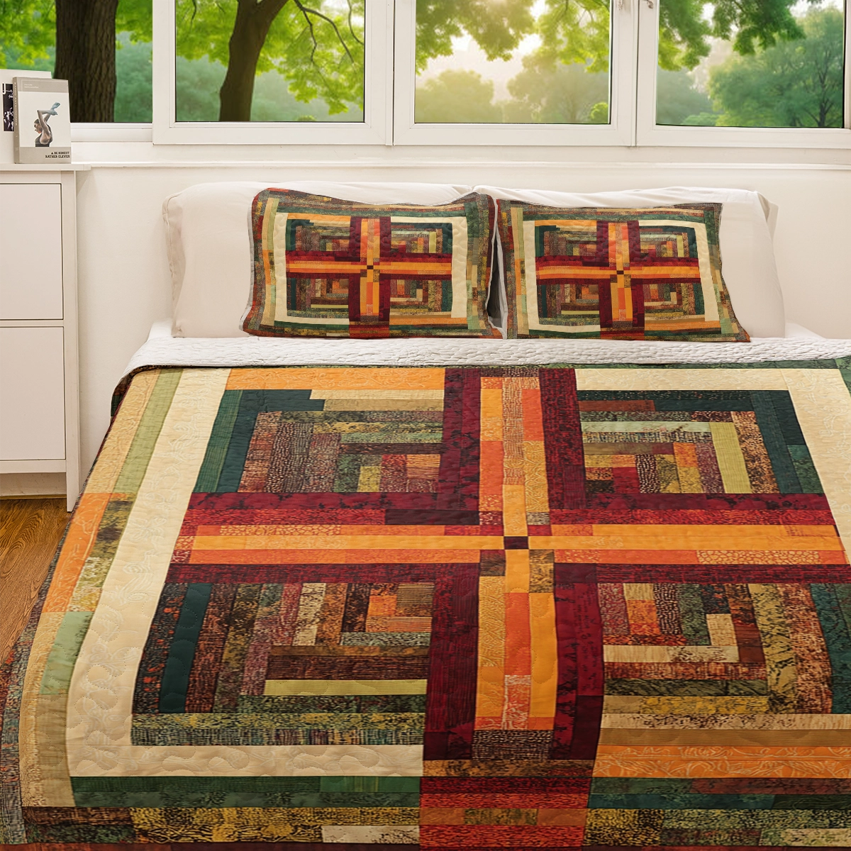 Shineful All Season Quilt 3-Piece Set - Rustic God Patchworks