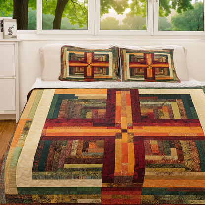 Shineful All Season Quilt 3-Piece Set - Rustic God Patchworks