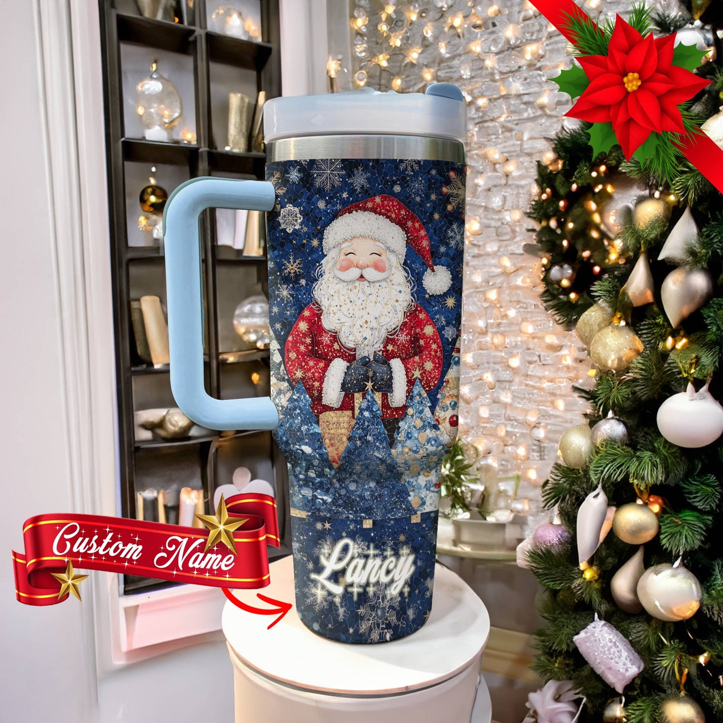 Shineful Tumbler Santa Dream
