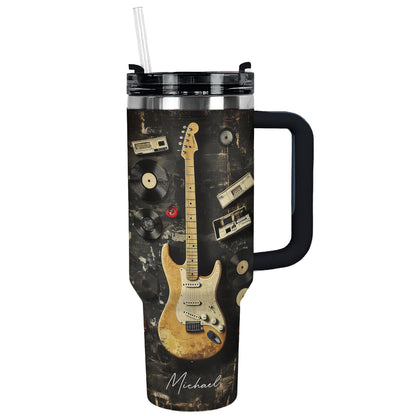 Shineful Tumbler Personalized Retro Rhythm Guitar