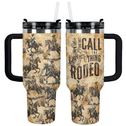 Shineful Tumbler Cowboy Ride 'Em High