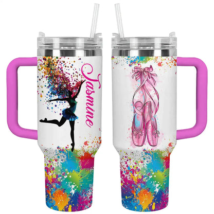 Shineful Tumbler Personalized Splash Ballet