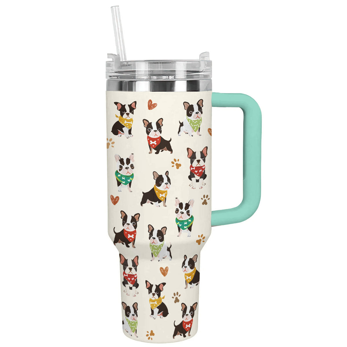Shineful Tumbler Bandana Boston Terrier Bliss