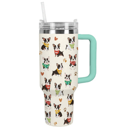 Shineful Tumbler Bandana Boston Terrier Bliss