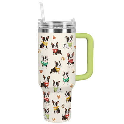 Shineful Tumbler Bandana Boston Terrier Bliss