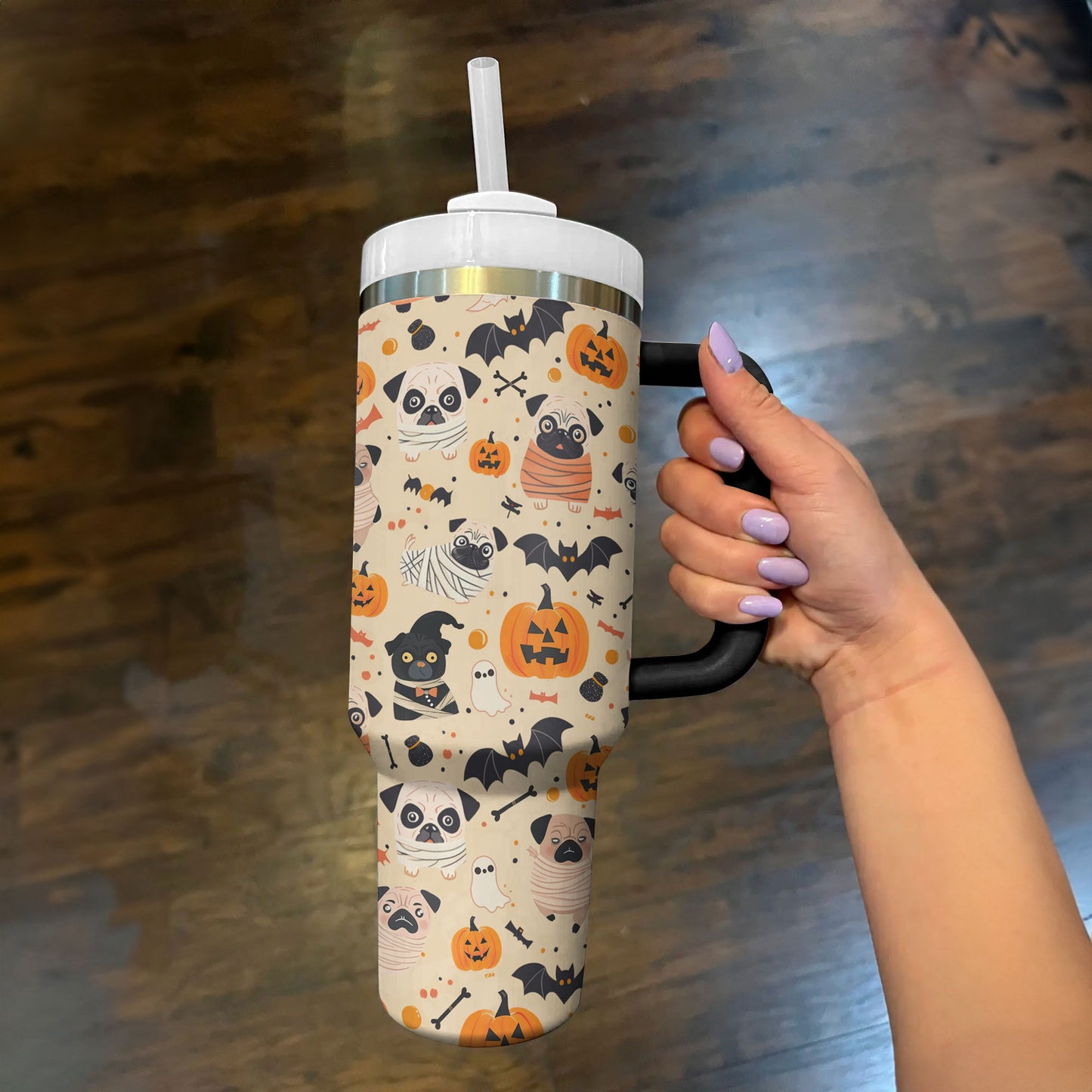 Shineful Tumbler Pug Mummy