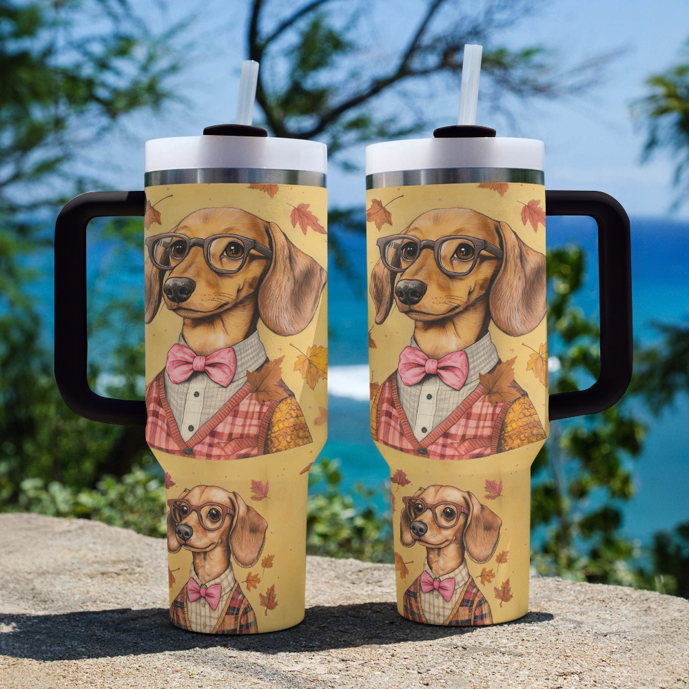 Shineful Tumbler Autumn Dachshund