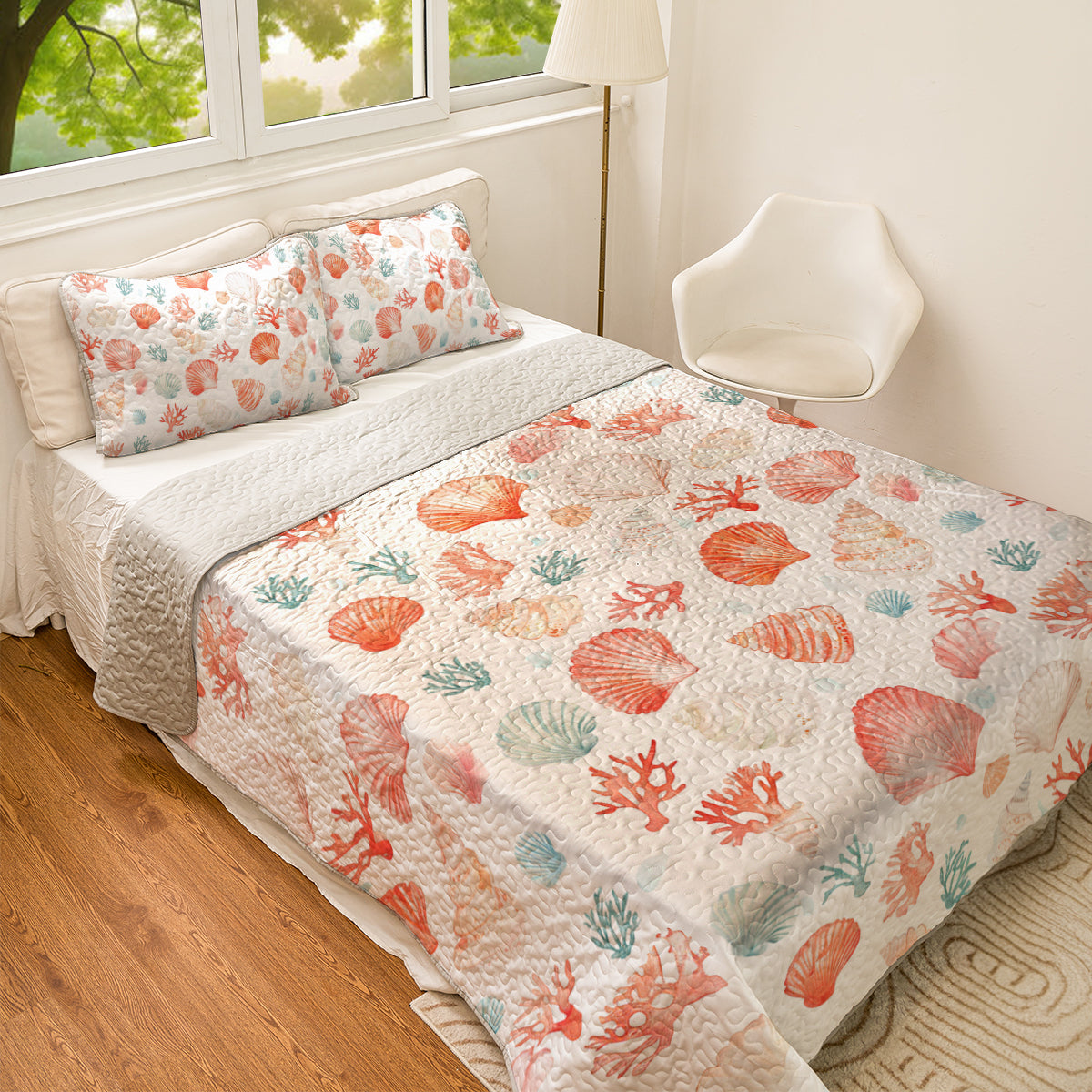 Shineful All Season Quilt 3-Piece Set Undersea Wonders