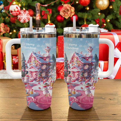 Shineful Tumbler Christmas Candy House